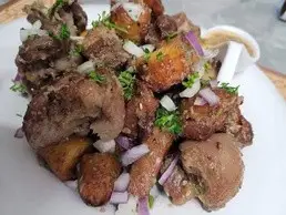 Assiette de soya de porc — Restaurant Au Bureau, Longueuil
