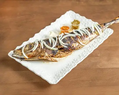 Maquereau braisé — Restaurant Au Bureau, Longueuil