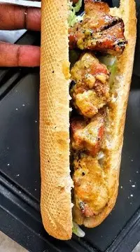 Pain porc — Restaurant Au Bureau, Longueuil
